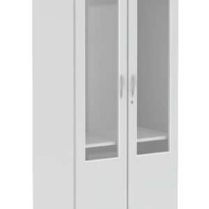 Aufbewahrungsschrank 2 Flügeltüren, verglast, 1000x2039x600mm (BHT)