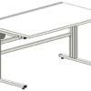 SybaPro Multimediatisch mit Schiebeplatte 120*90, 1200x760x900mm (C-Form-Alu)