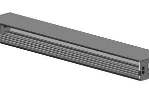 Energieversorgungskanal für 3HE-Einschübe, zu 1800mm SybaPro Tisch, (336TE)