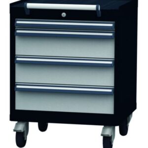 Mobiler Schubladenschrank SybaWork, 4 Schubladen, 600x575x770mm (BHT)