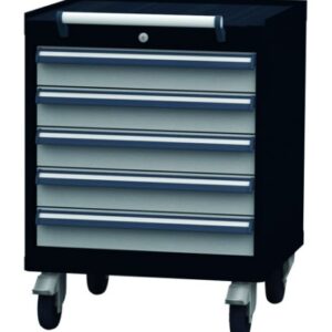 Mobiler Schubladenschrank SybaWork, 5 Schubladen, 600x770x575mm (BxHxT)