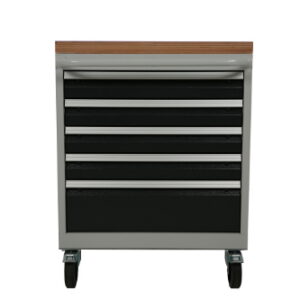 Mobile Werkbank SybaWork, 705x736x884mm (BxTxH), 5 Schubladen, Platte 40mm