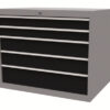 Schubladenschrank SybaWork, 1005x819x736mm (BHT), 5 Schubladen mit Zentralversch