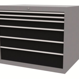 Schubladenschrank SybaWork, 1005x819x736mm (BHT), 6 Schubladen mit Zentralversch