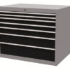 Schubladenschrank SybaWork, 1005x819x736mm (BHT), 7 Schubladen mit Zentralversch