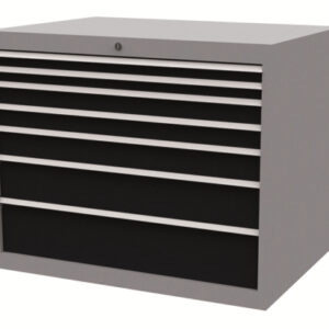 Schubladenschrank SybaWork, 1005x819x736mm (BHT), 7 Schubladen mit Zentralversch
