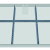 6-fach-Schubladeneinsatz, Höhe 100mm für Schubladeninnenmaß 900x600mm