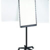 Flipchart mobil, Weiße, magnethaftende Oberfläche, 700x25x920mm (BHT)