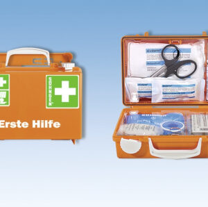 Erste-Hilfe-Koffer mit Wandbefestigung