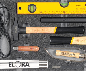 VDE-Werkzeugsatz 4, Elektromechanik, (9 Teile), Einlagengröße 300x600mm