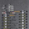 ESD/Elektronik-Werkzeugsatz 1, Schraubendreher (22 Teile), Einlagengröße 330x480