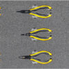 ESD/Elektronik-Werkzeugsatz 2, Zangensatz (9 Teile), Einlagengröße 300x600mm