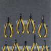 ESD/Elektronik-Werkzeugsatz 2, Zangensatz (9 Teile), Einlagengröße 330x480mm