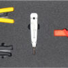ESD/Elektronik-Werkzeugsatz 3, Kommunikation (6 Teile), Einlagengröße 300x600mm