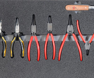 Kfz-Werkzeugsatz 9, VDE-Zangensatz (10 Teile) Einlagengröße 300x600mm