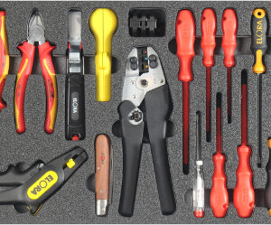 Kälte/Klima-Werkzeugsatz 1, VDE Basissatz (20 Teile) Einlagengröße 300x600mm