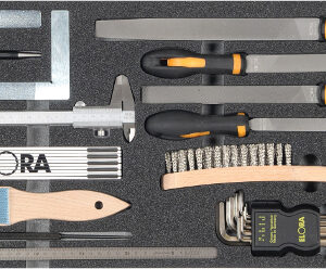 Kälte/Klima-Werkzeugsatz 2, Feinmechanik (22 Teile), Einlagengröße 300x600mm
