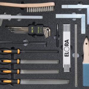 Kälte/Klima-Werkzeugsatz 2, Feinmechanik (22 Teile), Einlagengröße 500x450mm