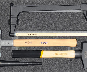 Kälte/Klima-Werkzeugsatz 4, Mechanik, (6 Teile), Einlagengröße 300x600mm