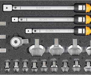 Kälte/Klima-Werkzeugsatz 5, Drehmoment, (29 Teile), Einlagengröße 300x600mm