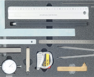 Werkzeug Metalltechnik 8, Messwerkzeuge II (14 Teile) Einlagengröße 300x600mm