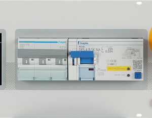 SybaNet-Netzfeld 4.0, 400V/50Hz, 3 Schaltebenen, FI Typ B, LS 3pol., Not-AUS, 54