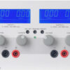 DC-Konstanter 2x 0-30V/0-10A mit Digitalanzeige, blau-beleuchtet, (42TE)