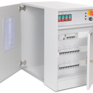 Labor-Energieverteilung  (4 Gruppen + Lehrertisch + 3x EDV)